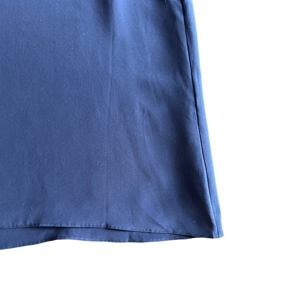 Lilly Pulitzer Rae %100 Silk Square Neckline Tank Blouse in True Navy Sz S - Picture 4 of 7